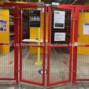 Used Full Height Twin Turnstile With Secure Gates